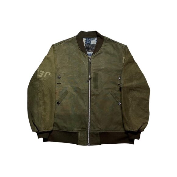 Vintage Army Bag Handmade Jacket